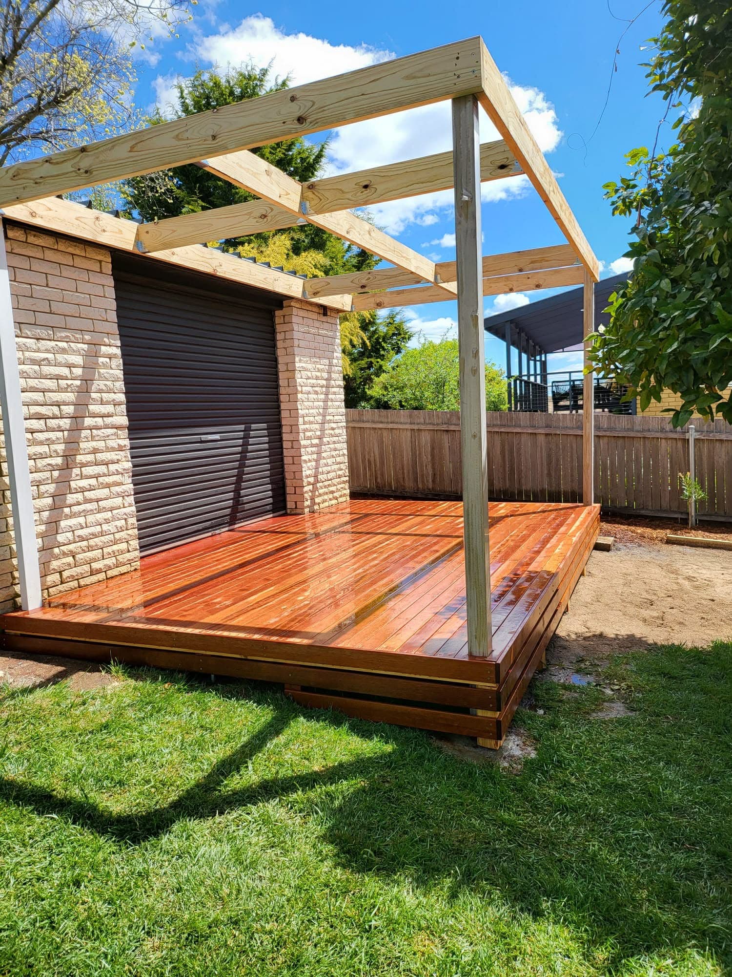 Timber pergola built to Australian standards Sydney