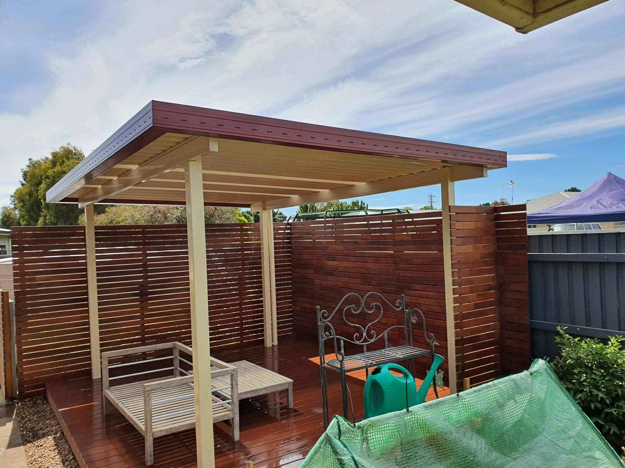 Custom timber pergola installation Sydney Australia