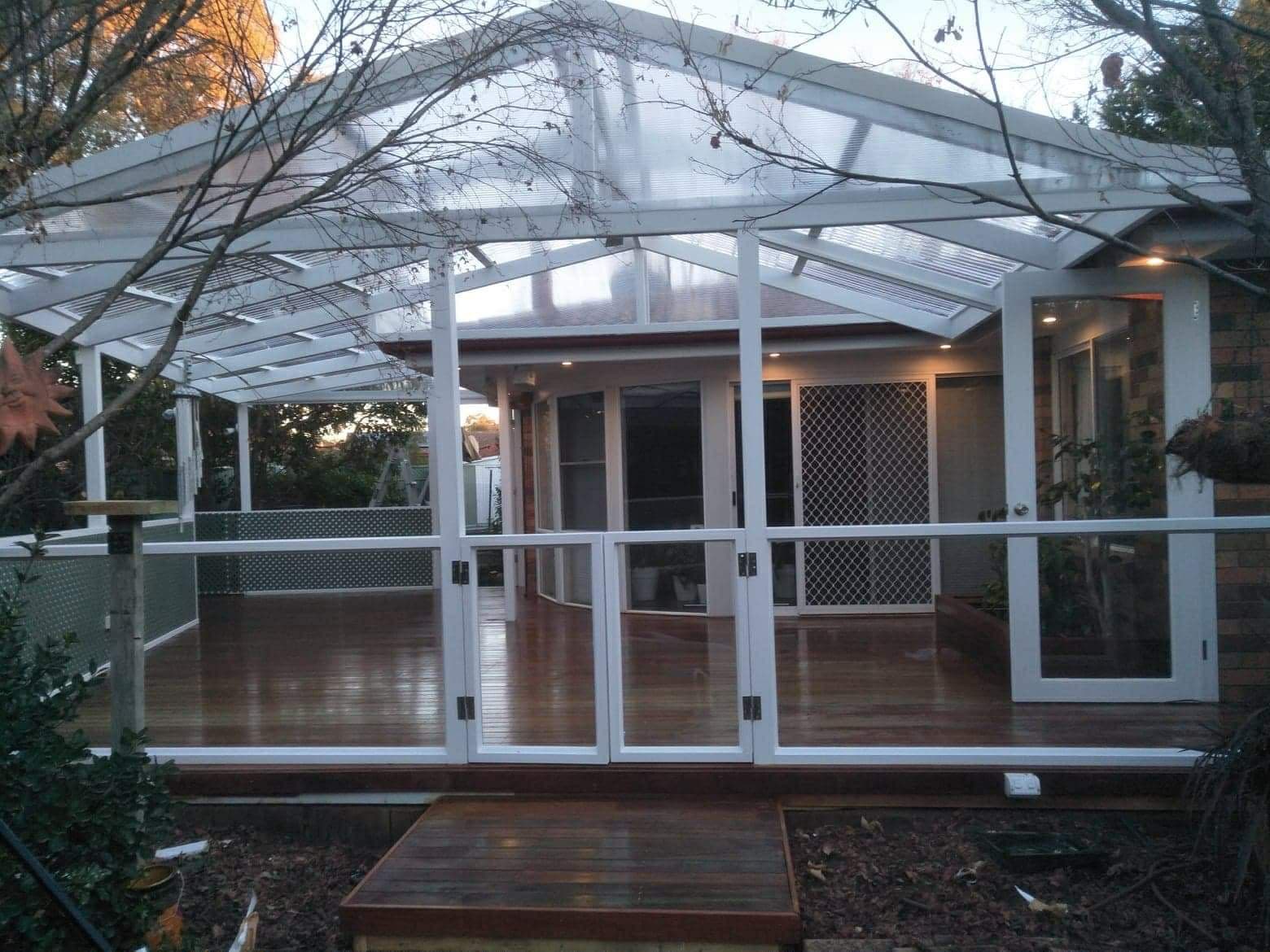 Completed deck build and renovation project Australia